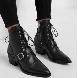 AllSaints Katy Leather Boots